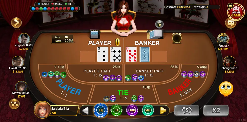 Đôi nét về game đánh bài ăn cược Baccarat tải Go88