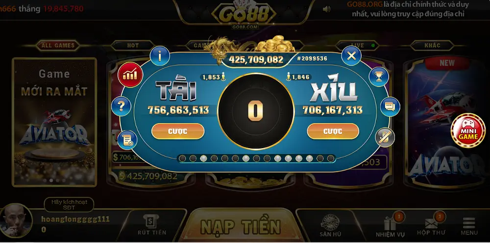 Tài xỉu Go88