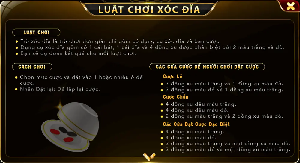 Xóc đĩa tải Go88 là có điểm gì hay ho 